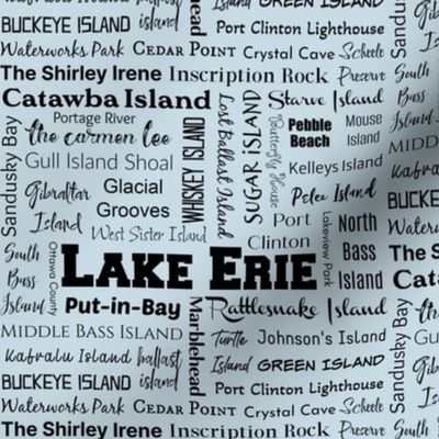 Lake Erie / Ohio lslands - light blue