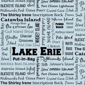 Lake Erie / Ohio lslands - light blue
