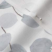 Watercolor Silver Dollar Eucalyptus Leaves Wallpaper