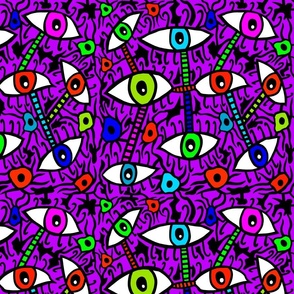 Eye track-Large purple
