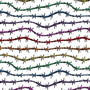 BARBED WIRE-RAINBOW