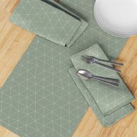 Messy triangles geometric abstract Scandinavian mudcloth textile design baby nursery olive green