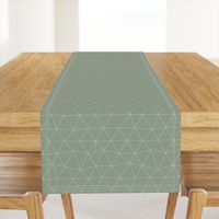 Messy triangles geometric abstract Scandinavian mudcloth textile design baby nursery olive green