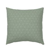 Messy triangles geometric abstract Scandinavian mudcloth textile design baby nursery olive green