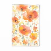 Floral Poppies Art Print 