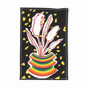 Retro Rainbow Abstract Vase - Shutterfly Canvas Wall Art Portrait