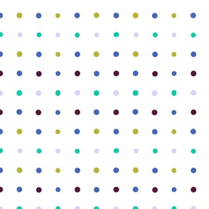 Small dots blue/green