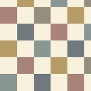 Muted Moody Check (Large Scale) 