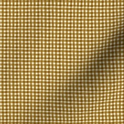 watercolor gingham gold tiny