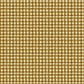 watercolor gingham gold tiny