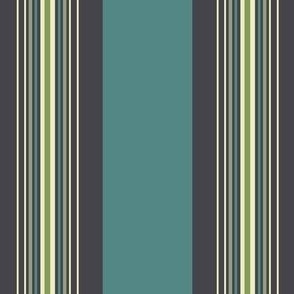Teal and gray vertical stripe 4x4 