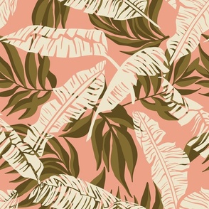 Jungle Leaf Pale Pink SM