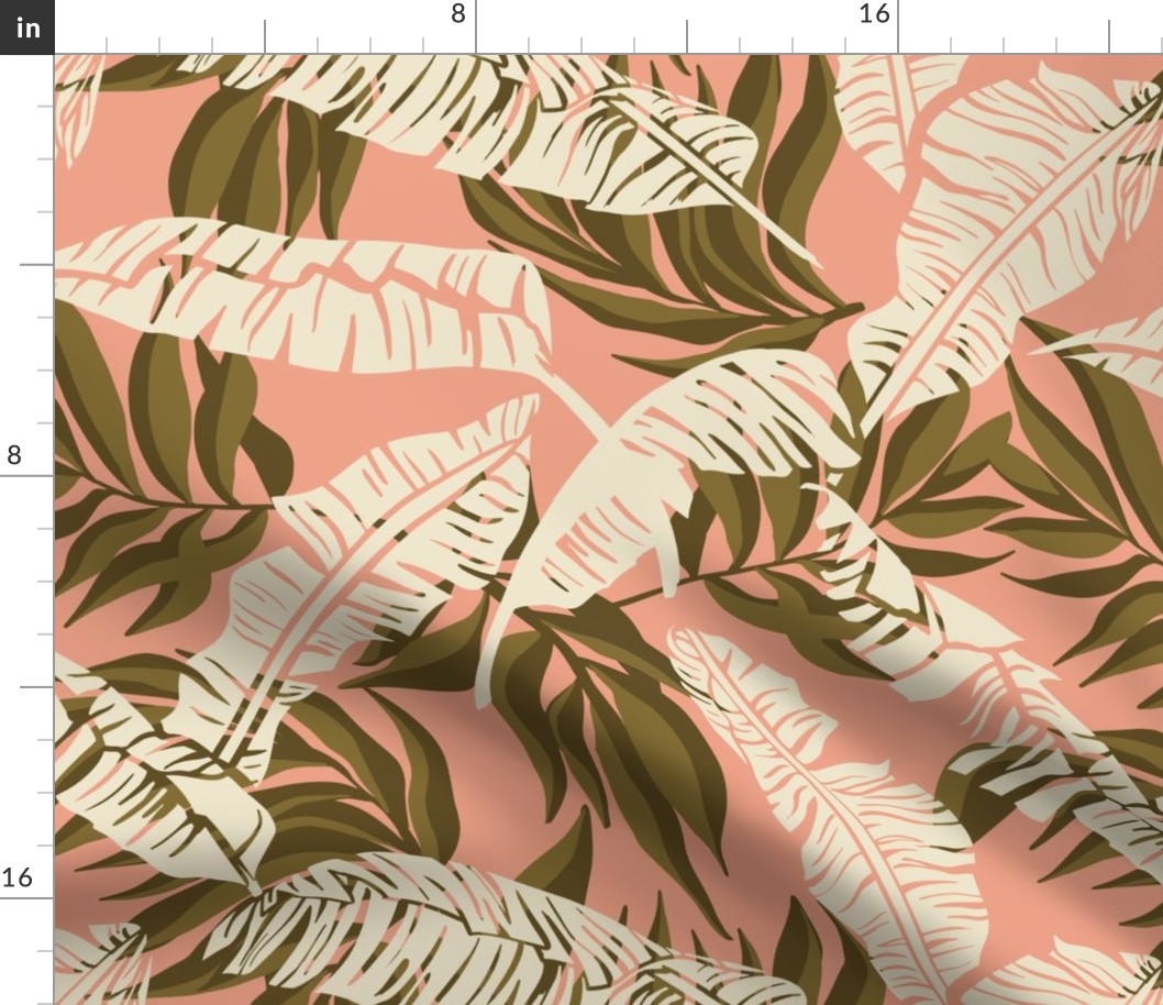 Jungle Leaf Pale Pink SM