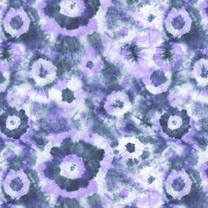 Tie dye colorful purple and blue navy abstract pattern