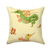 Weedy Sea Dragons  - cream (large)