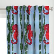 Seahorse Large - Ruby