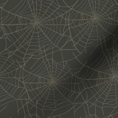 Spider web - dark green