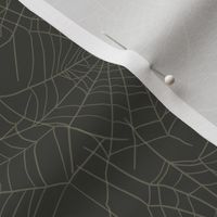 Spider web - dark green