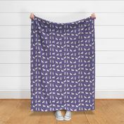 Siamese Cat and Paw Elegant Cats Purple