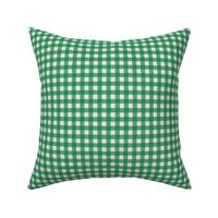 mini green gingham