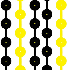 Black and Yellow Beads