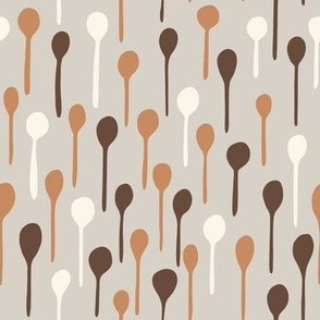 Kitchen Wooden Spoons x Grey