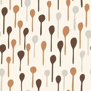 Kitchen Wooden Spoons x Cream