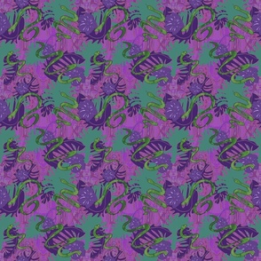 Tropical Snake Purple