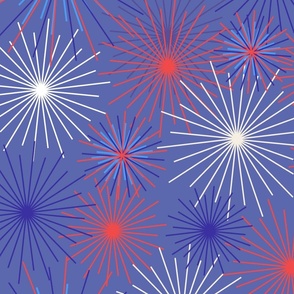 Firework blue