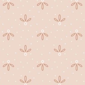 dotty ditty - blush and gold