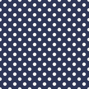 Dotted Swiss - navy