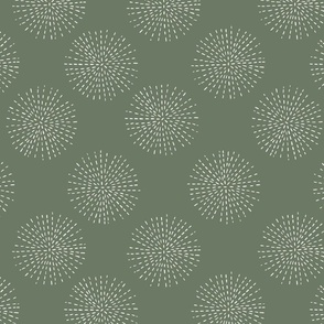 Sage Green Bursts 