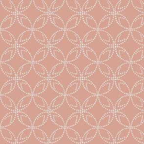 Dotted Pink Rosettes