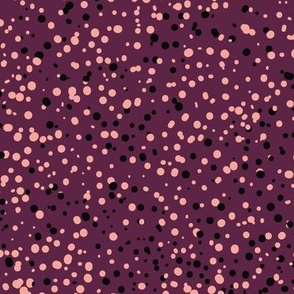 Medium // Spooky Speckled Spots: Halloween-Inspired Blender -  Dark Purple