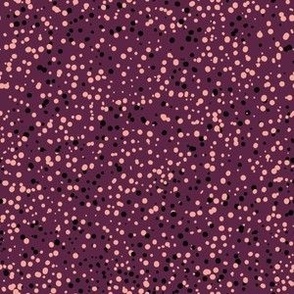 Small // Spooky Speckled Spots: Halloween-Inspired Blender -  Dark Purple