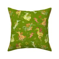 Weedy Sea Dragons - green (small)