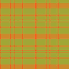 Plaid Pattern Orange