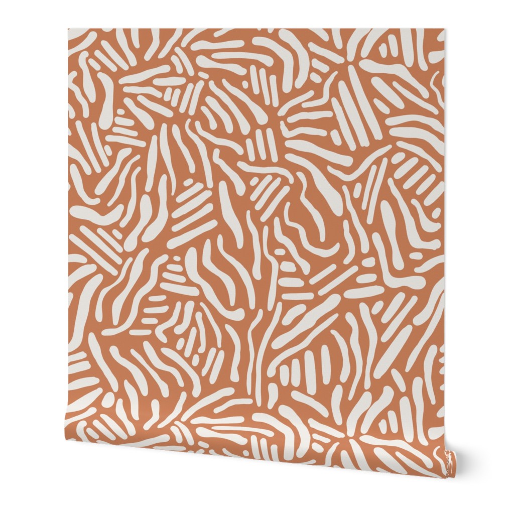 Abstract Lines - Caramel