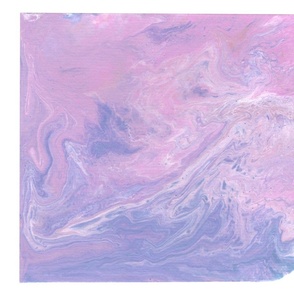 Acrylic Pour abstrac Wall Art purple