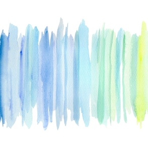 Asbract Watercolor - Ocean seashore Wall art