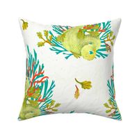 Green Leaf Sea Dragon - white (large)