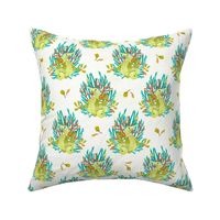 Green Leaf Sea Dragon - white (small)