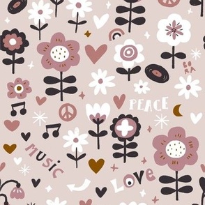 love peace music flowerpower 