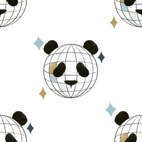 Disco Ball Panda (large)