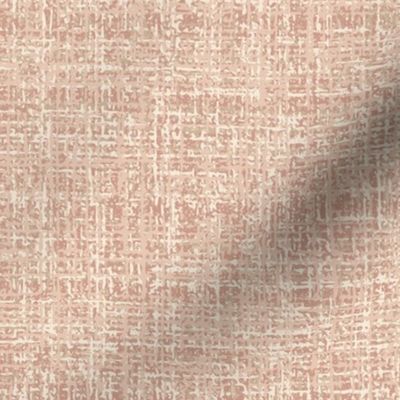 Woollen Tweed Texture Light Terracotta
