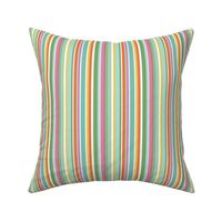 Multi Stripe - Bright, Small Scale