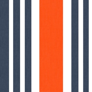 Mitchell Stripe Wide Red White Dark Navy Blue