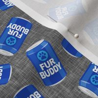 Fur Buddy - Dog Paw Beer Cans - grey - LAD22