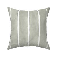 Evergreen Fog Broad Vertical Stripes - Large Scale - Watercolor Textured Green Gray Grey 96998C