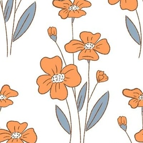 large_orange_flower_pattern
